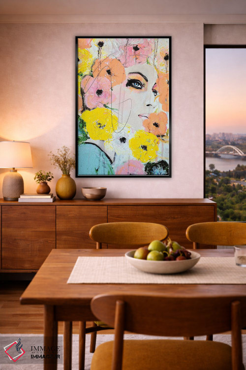 تابلو دکوراتیو برخورد کردن اثر لی واینر - D5B