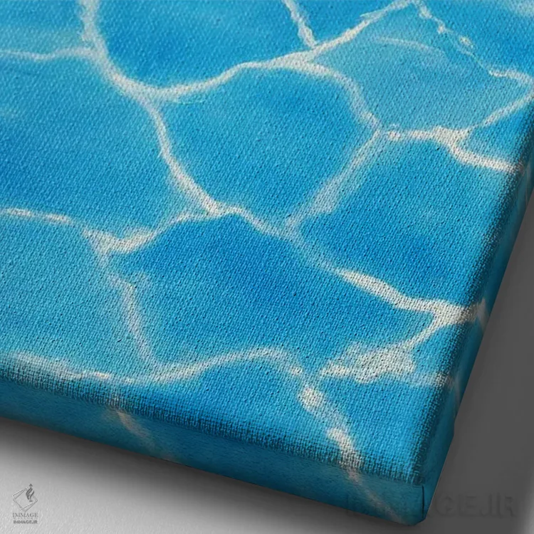 تابلو دکوراتیو تابستان بی پایان اثر روسـلانا لواندووسکا - نمای نزدیک بافت بوم