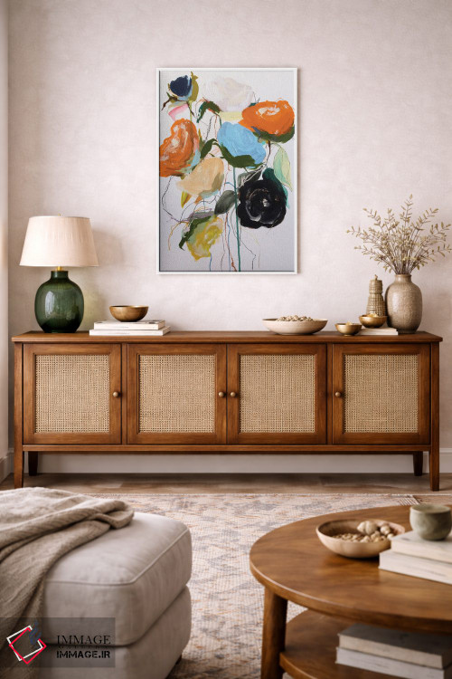 تابلو انتزاعی بدون باد اثر لی واینر - D2W