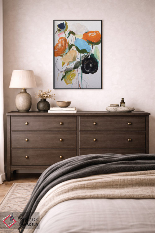 تابلو انتزاعی بدون باد اثر لی واینر - D3B