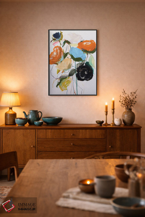 تابلو انتزاعی بدون باد اثر لی واینر - D5B