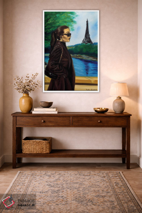 تابلو دکوراتیو بعدازظهر پاریسی اثر روسـلانا لواندووسکا - D2W