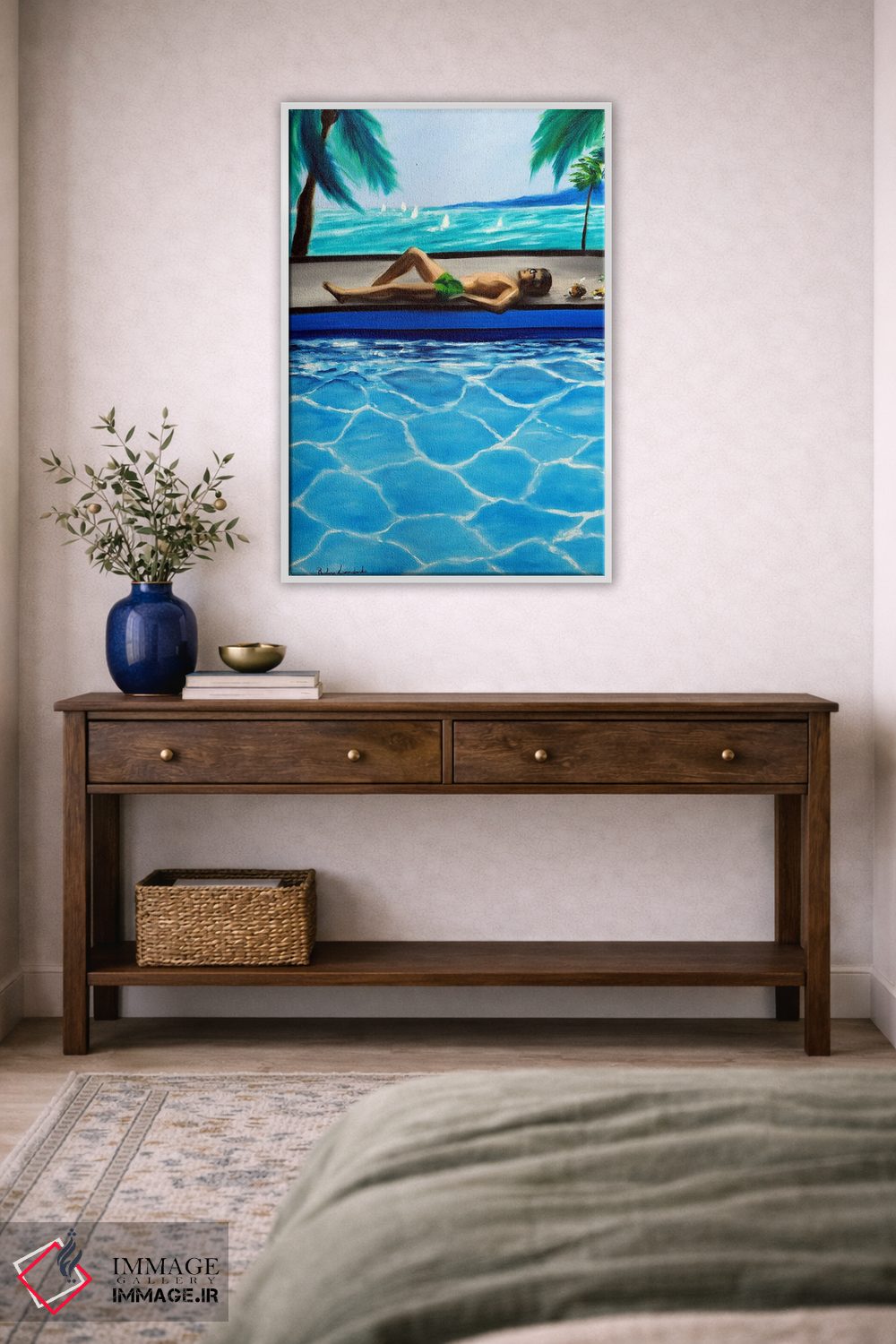 تابلو دکوراتیو تابستان بی پایان اثر روسـلانا لواندووسکا - D2W