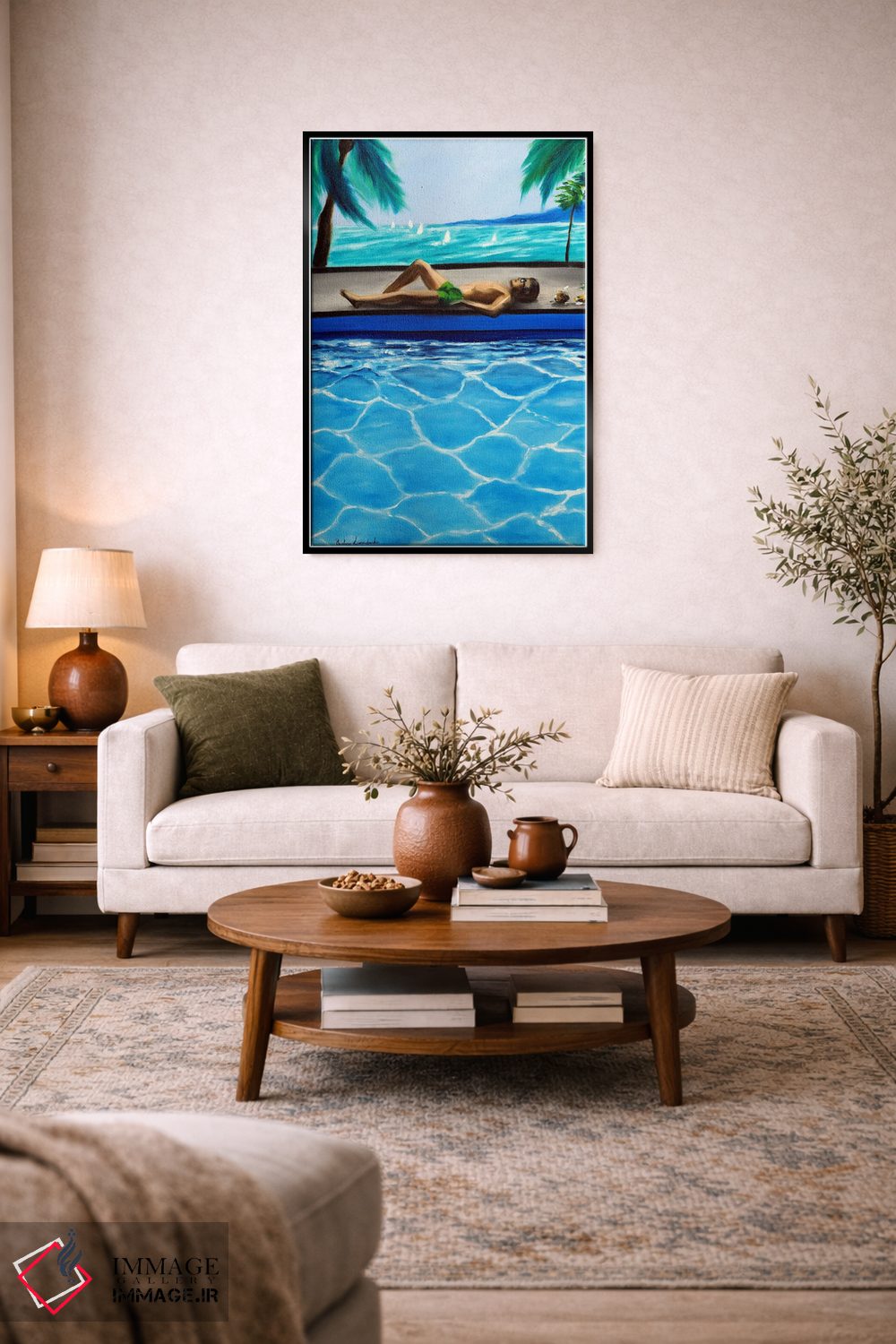 تابلو دکوراتیو تابستان بی پایان اثر روسـلانا لواندووسکا - D4B