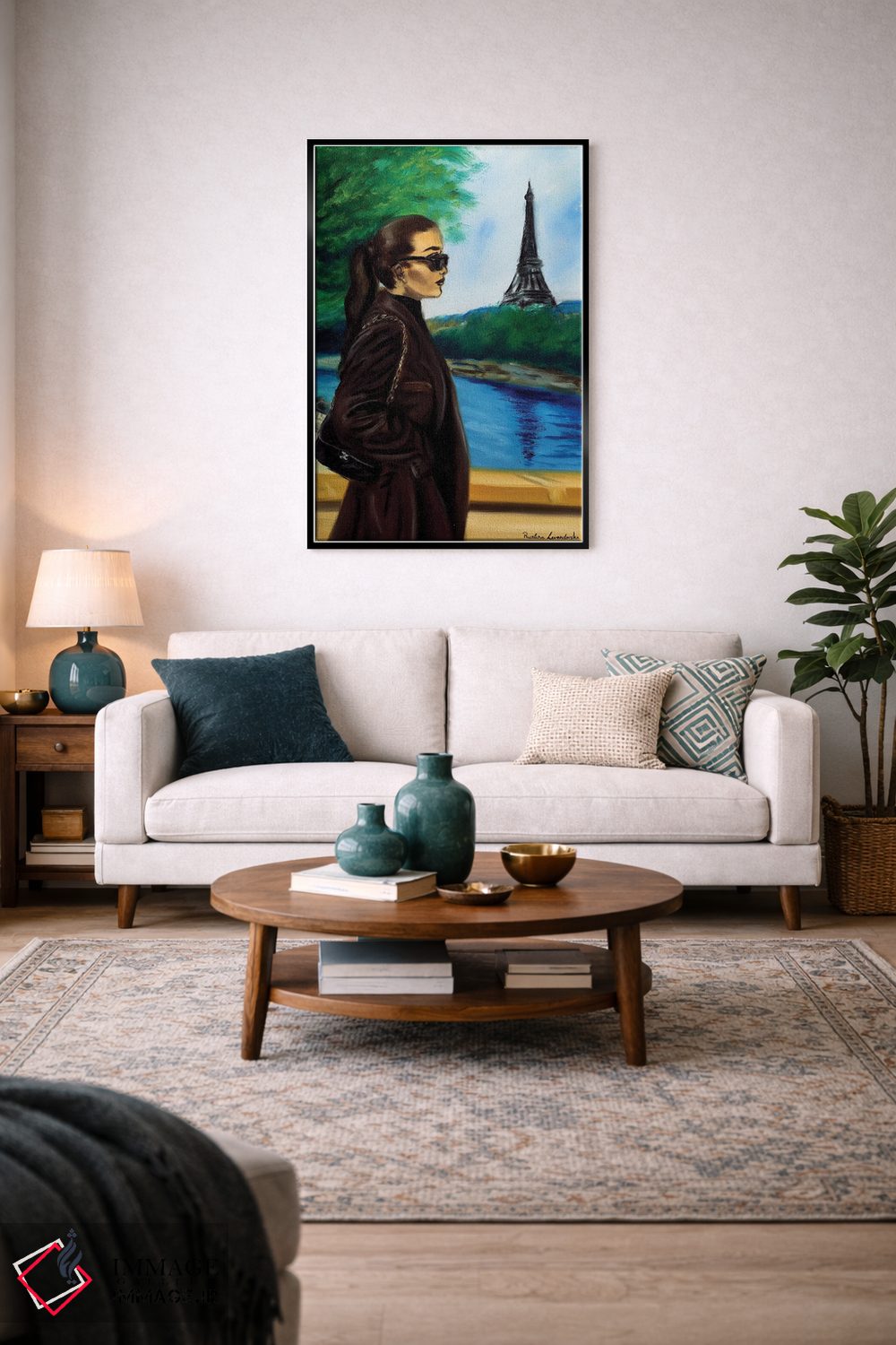 تابلو دکوراتیو بعدازظهر پاریسی اثر روسـلانا لواندووسکا - D4B