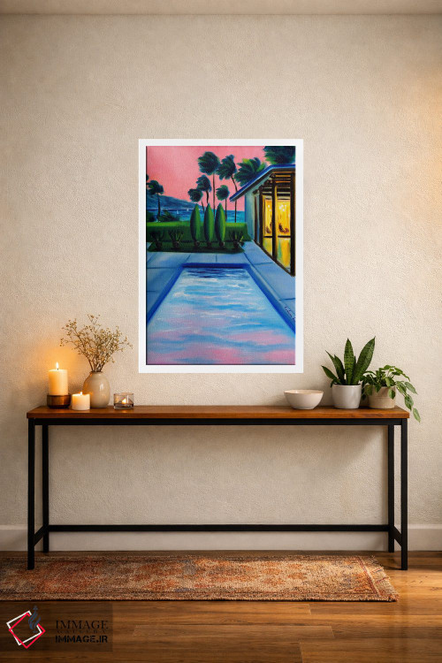 تابلو دکوراتیو غروب تابستان بی پایان اثر روسـلانا لواندووسکا - D1W