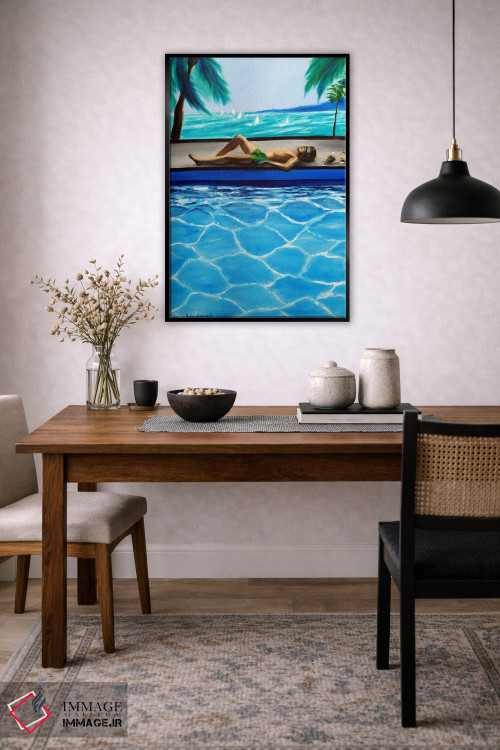 تابلو دکوراتیو تابستان بی پایان اثر روسـلانا لواندووسکا - D5B