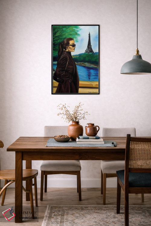 تابلو دکوراتیو بعدازظهر پاریسی اثر روسـلانا لواندووسکا - D6B