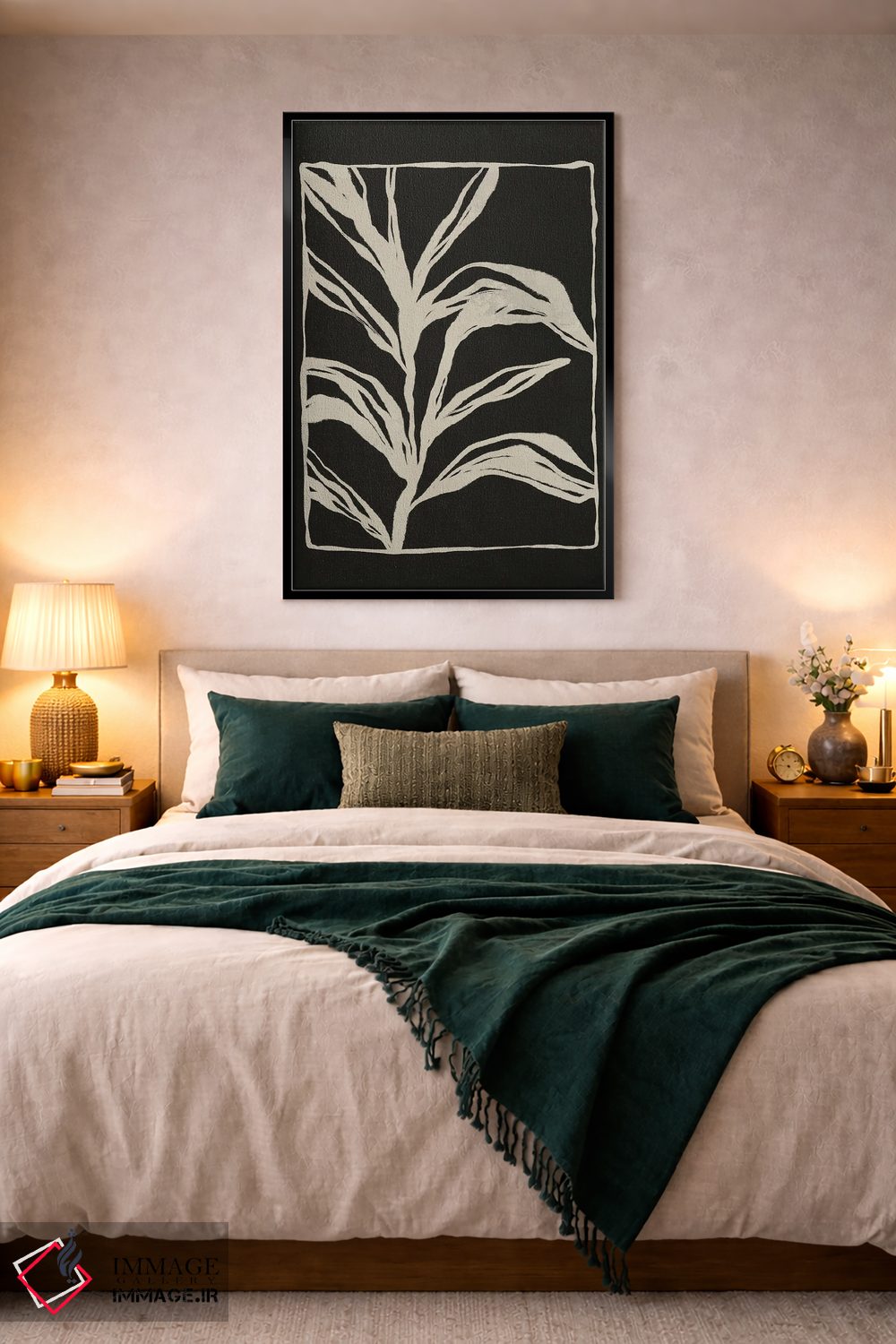 تابلو مینیمال باغ اثر لیوین لی - D4B