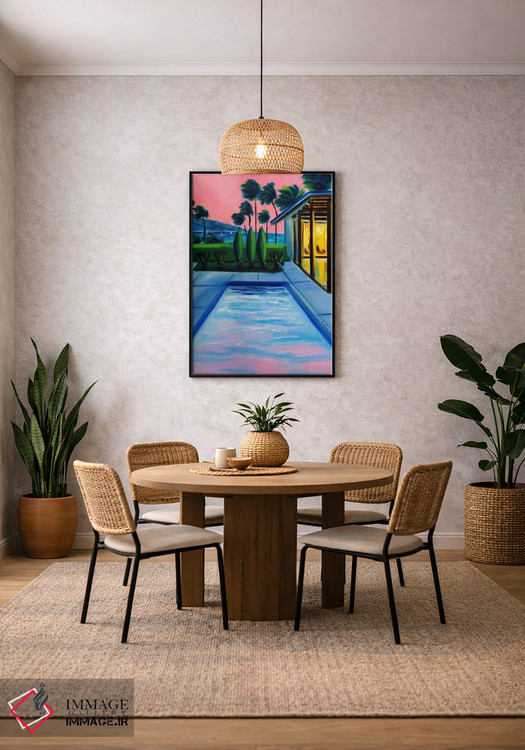 تابلو دکوراتیو غروب تابستان بی پایان اثر روسـلانا لواندووسکا - D3B