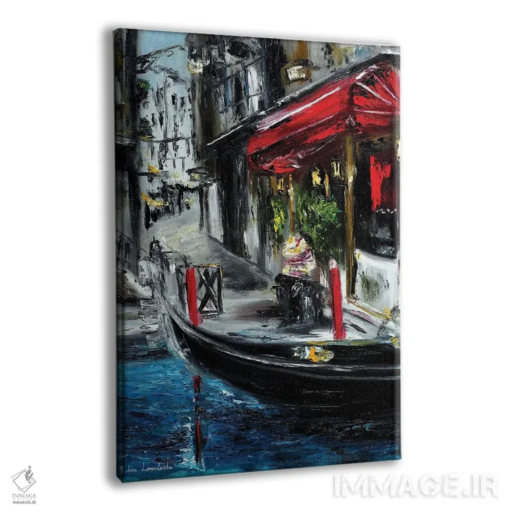 تابلو کلاسیک گوندولیر در ونیز اثر روسـلانا لواندووسکا - نمای پرسپکتیو محصول