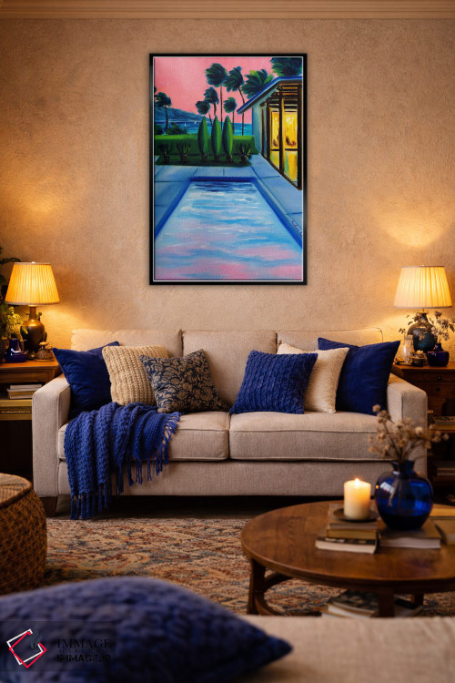 تابلو دکوراتیو غروب تابستان بی پایان اثر روسـلانا لواندووسکا - D4B