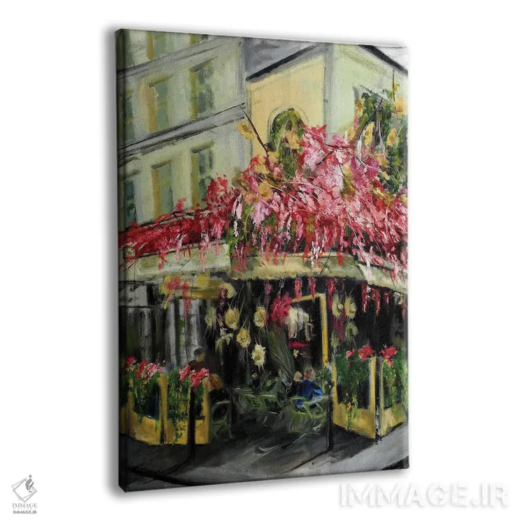 تابلو کلاسیک کافه پاریس اثر روسـلانا لواندووسکا - نمای پرسپکتیو محصول