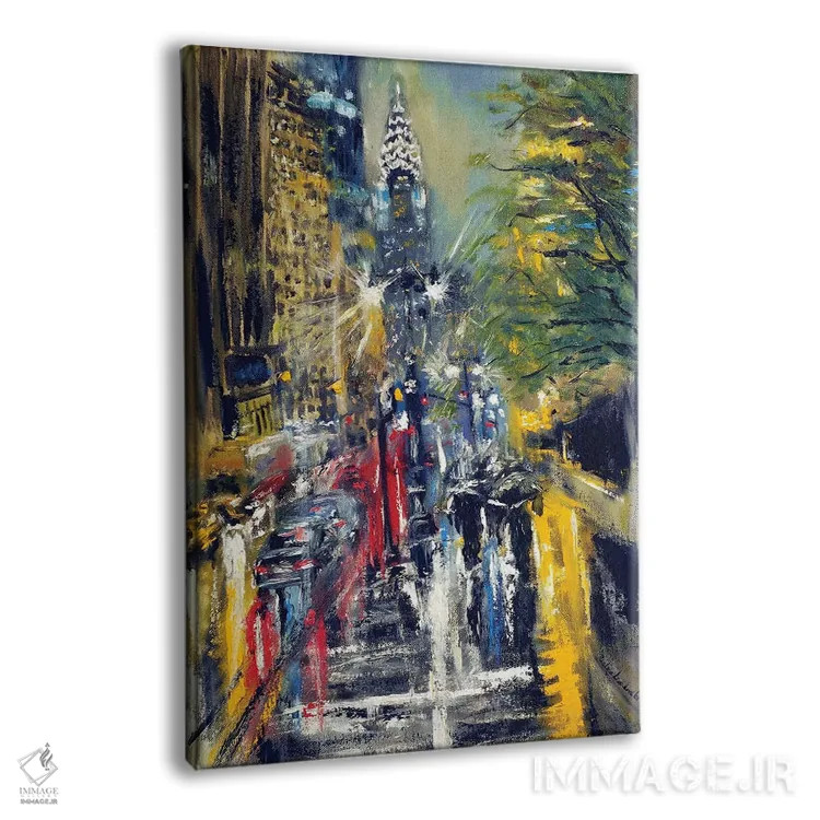 تابلو کلاسیک ساختمان کرایسلر نیویورک اثر روسـلانا لواندووسکا - نمای پرسپکتیو محصول