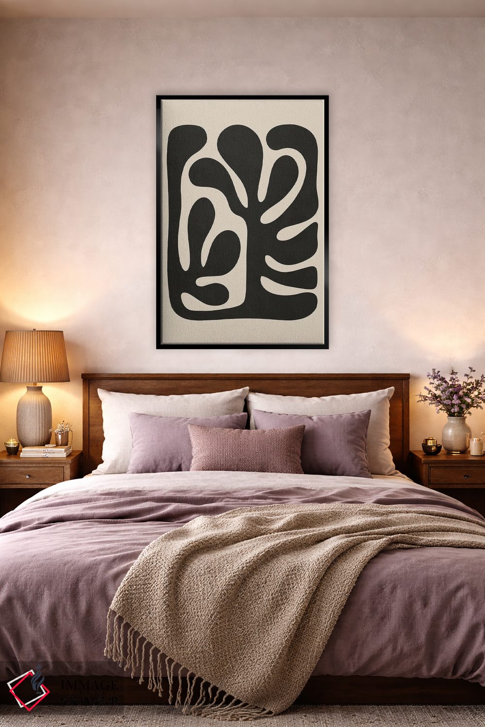 تابلو مینیمال آبسترکتیکا اثر لیوین لی - D4B