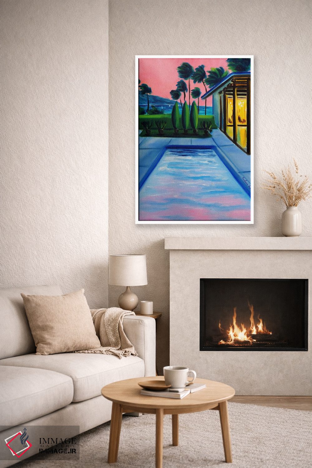 تابلو دکوراتیو غروب تابستان بی پایان اثر روسـلانا لواندووسکا - D6W