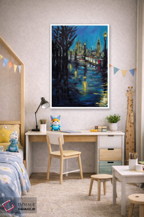 تابلو کلاسیک لندن، وعده غروب اثر روسـلانا لواندووسکا - D1W