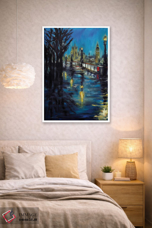 تابلو کلاسیک لندن، وعده غروب اثر روسـلانا لواندووسکا - D2W