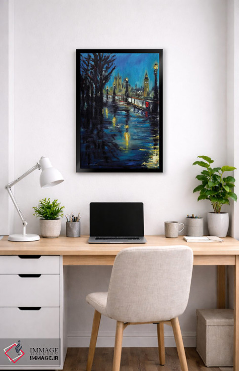 تابلو کلاسیک لندن، وعده غروب اثر روسـلانا لواندووسکا - D4B