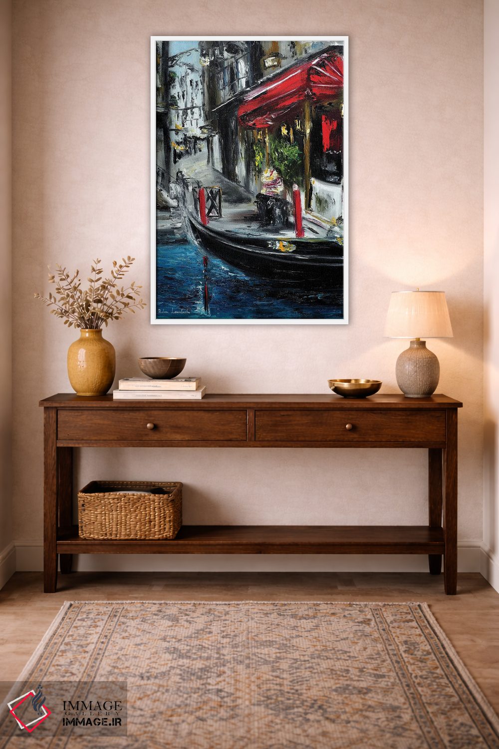تابلو کلاسیک گوندولیر در ونیز اثر روسـلانا لواندووسکا - D2W