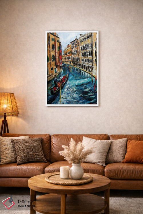 تابلو کلاسیک گوندولا در ونیز اثر روسـلانا لواندووسکا - D2W