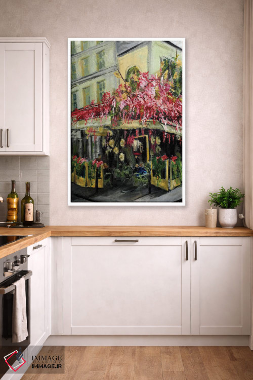 تابلو کلاسیک کافه پاریس اثر روسـلانا لواندووسکا - D3W