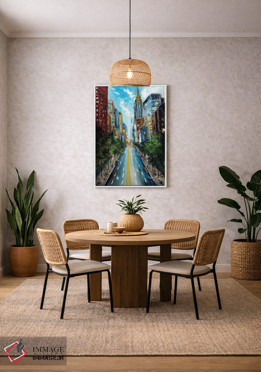 تابلو کلاسیک خیابان منهتن اثر روسـلانا لواندووسکا - D3W