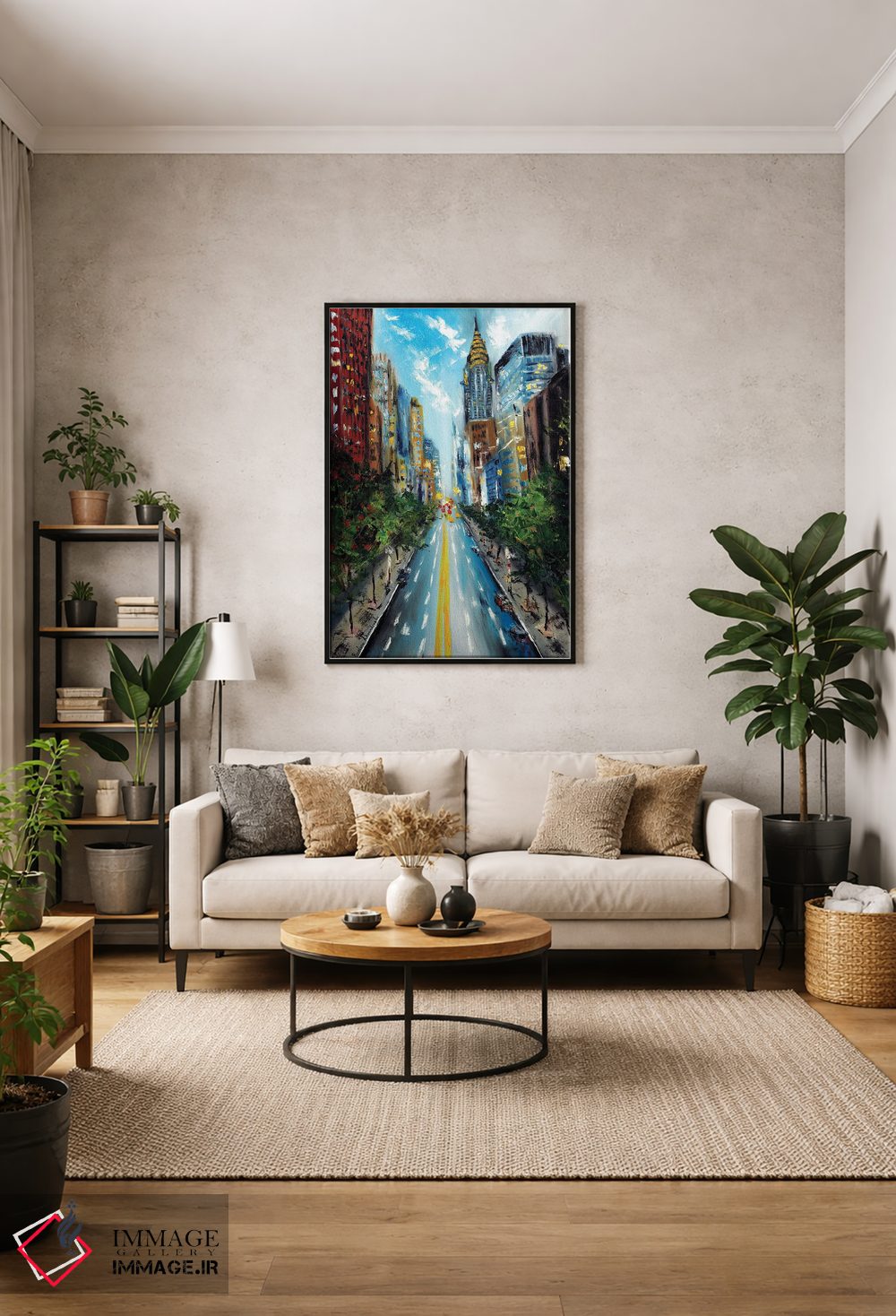 تابلو کلاسیک خیابان منهتن اثر روسـلانا لواندووسکا - D2B