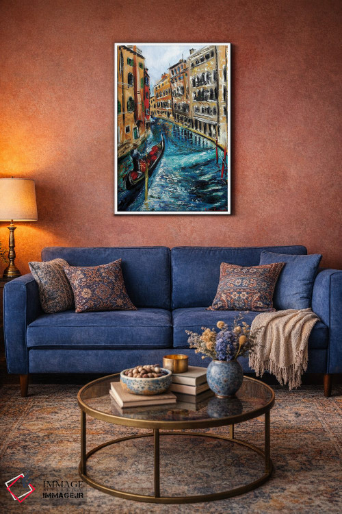 تابلو کلاسیک گوندولا در ونیز اثر روسـلانا لواندووسکا - D4W