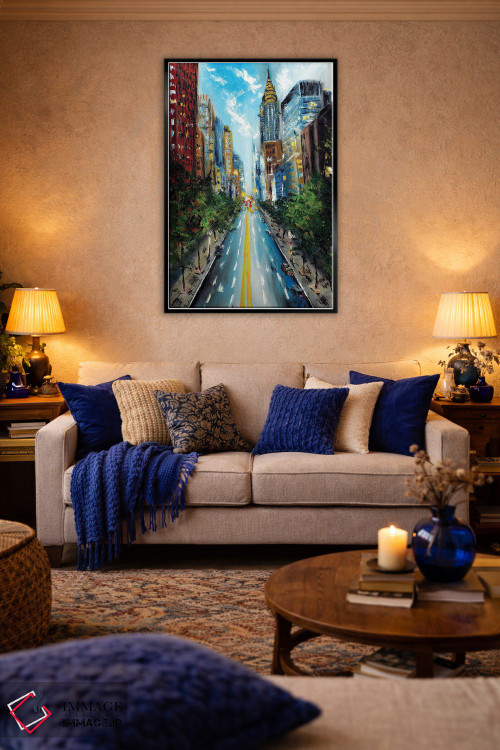 تابلو کلاسیک خیابان منهتن اثر روسـلانا لواندووسکا - D4B