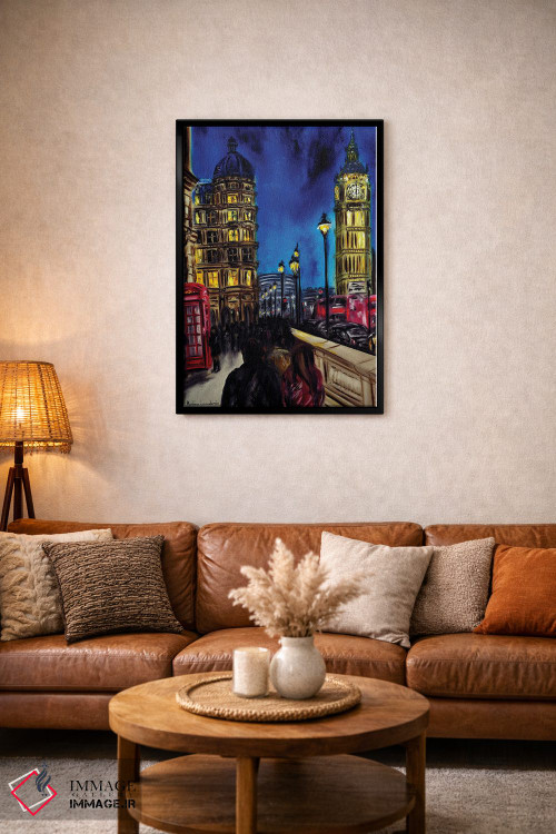 تابلو دکوراتیو لندن بی زمان اثر روسـلانا لواندووسکا - D4B