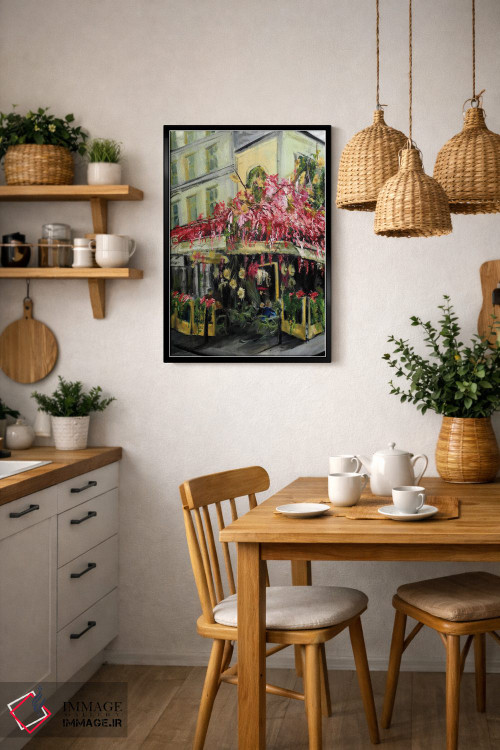 تابلو کلاسیک کافه پاریس اثر روسـلانا لواندووسکا - D6B