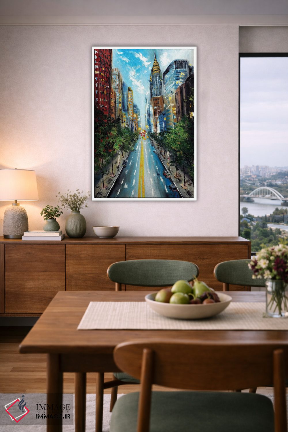 تابلو کلاسیک خیابان منهتن اثر روسـلانا لواندووسکا - D6W