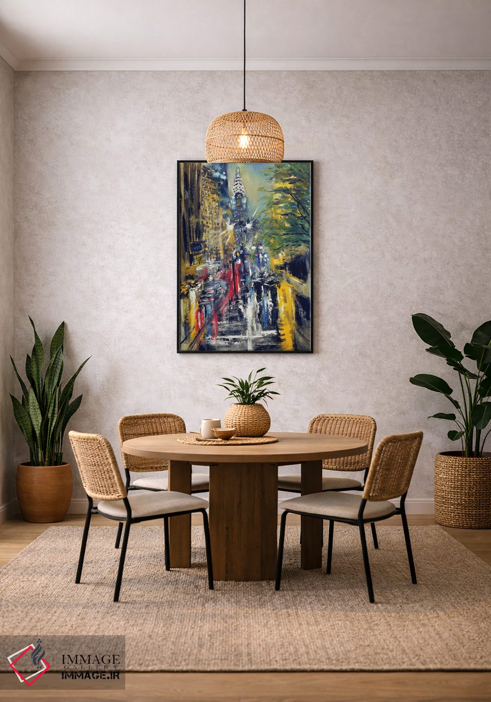 تابلو کلاسیک ساختمان کرایسلر نیویورک اثر روسـلانا لواندووسکا - D5B