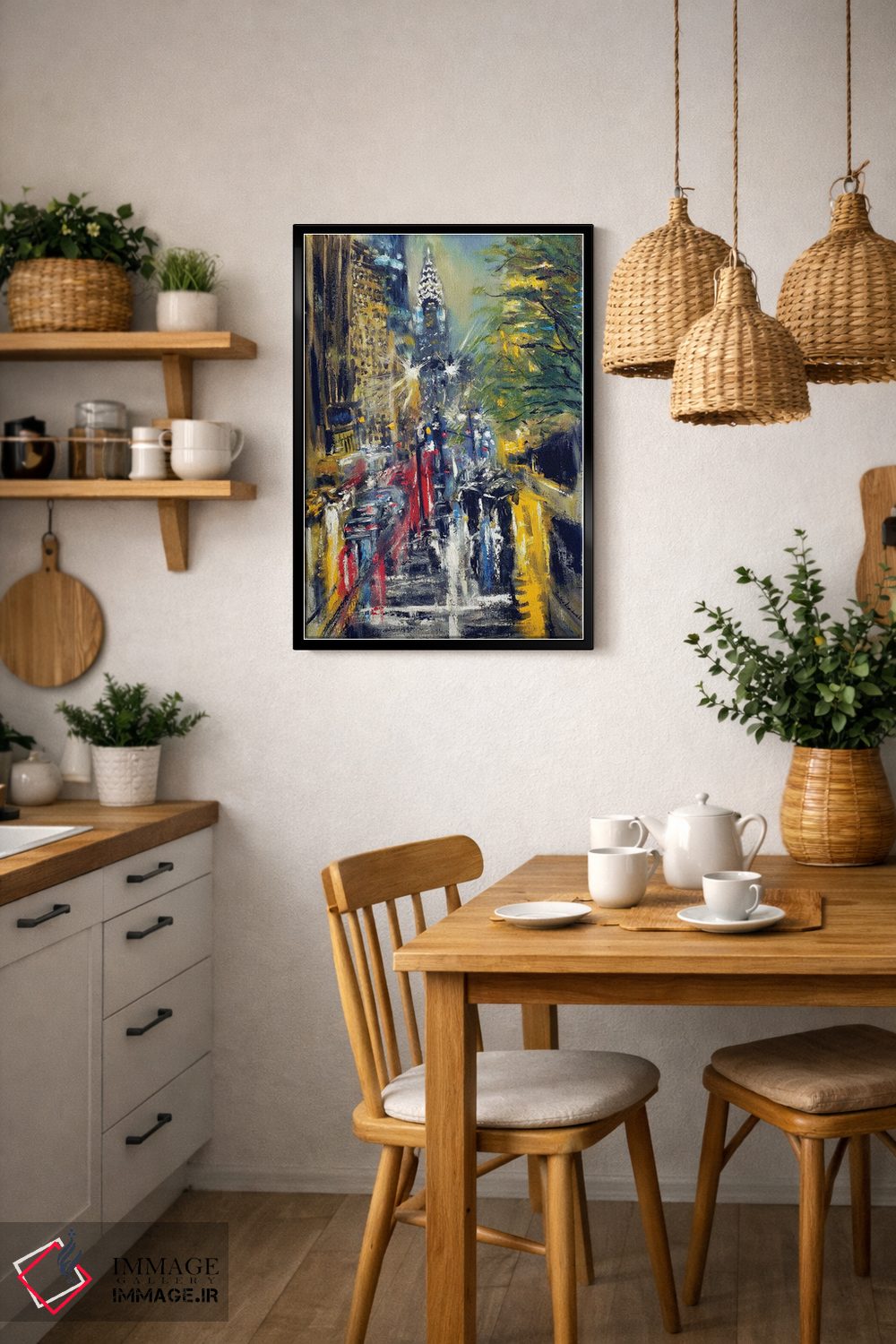 تابلو کلاسیک ساختمان کرایسلر نیویورک اثر روسـلانا لواندووسکا - D6B