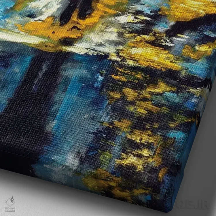 تابلو کلاسیک زیر چتر اثر روسـلانا لواندووسکا - نمای نزدیک بافت بوم