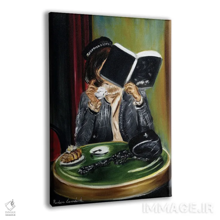 تابلو کلاسیک جذابیت پاریسی اثر روسـلانا لواندووسکا - نمای پرسپکتیو محصول