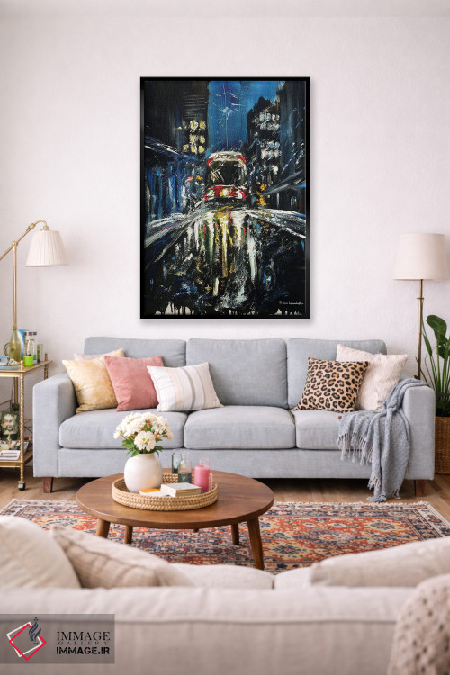 تابلو کلاسیک تراموای قرمز تورنتو اثر روسـلانا لواندووسکا - D2B