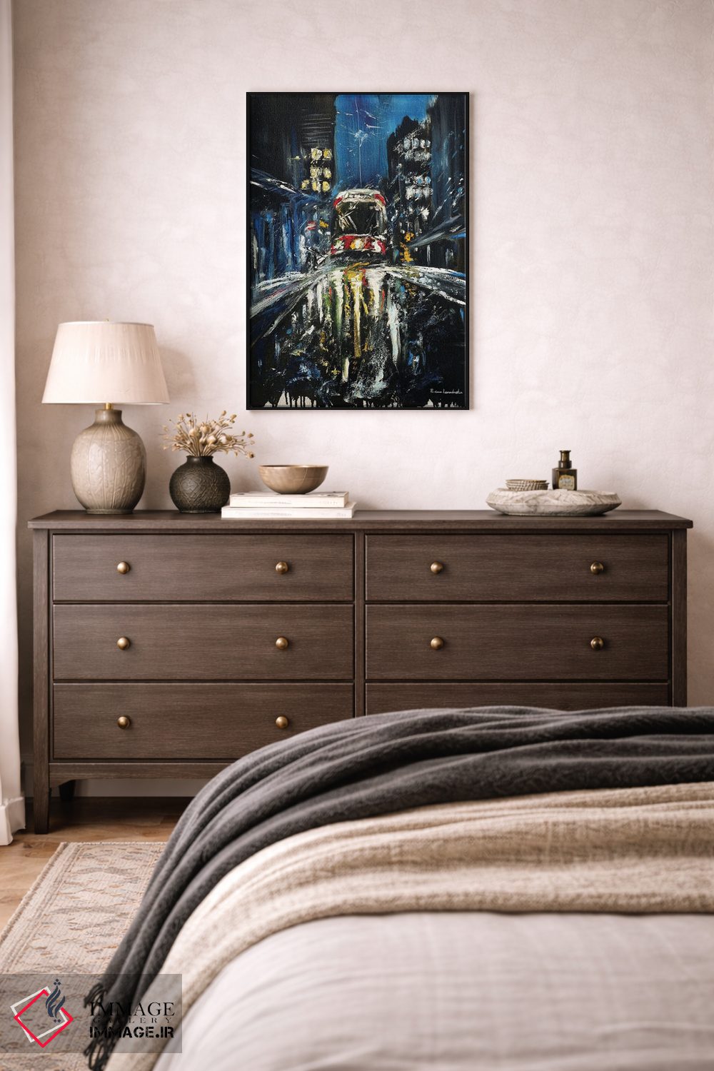 تابلو کلاسیک تراموای قرمز تورنتو اثر روسـلانا لواندووسکا - D4B