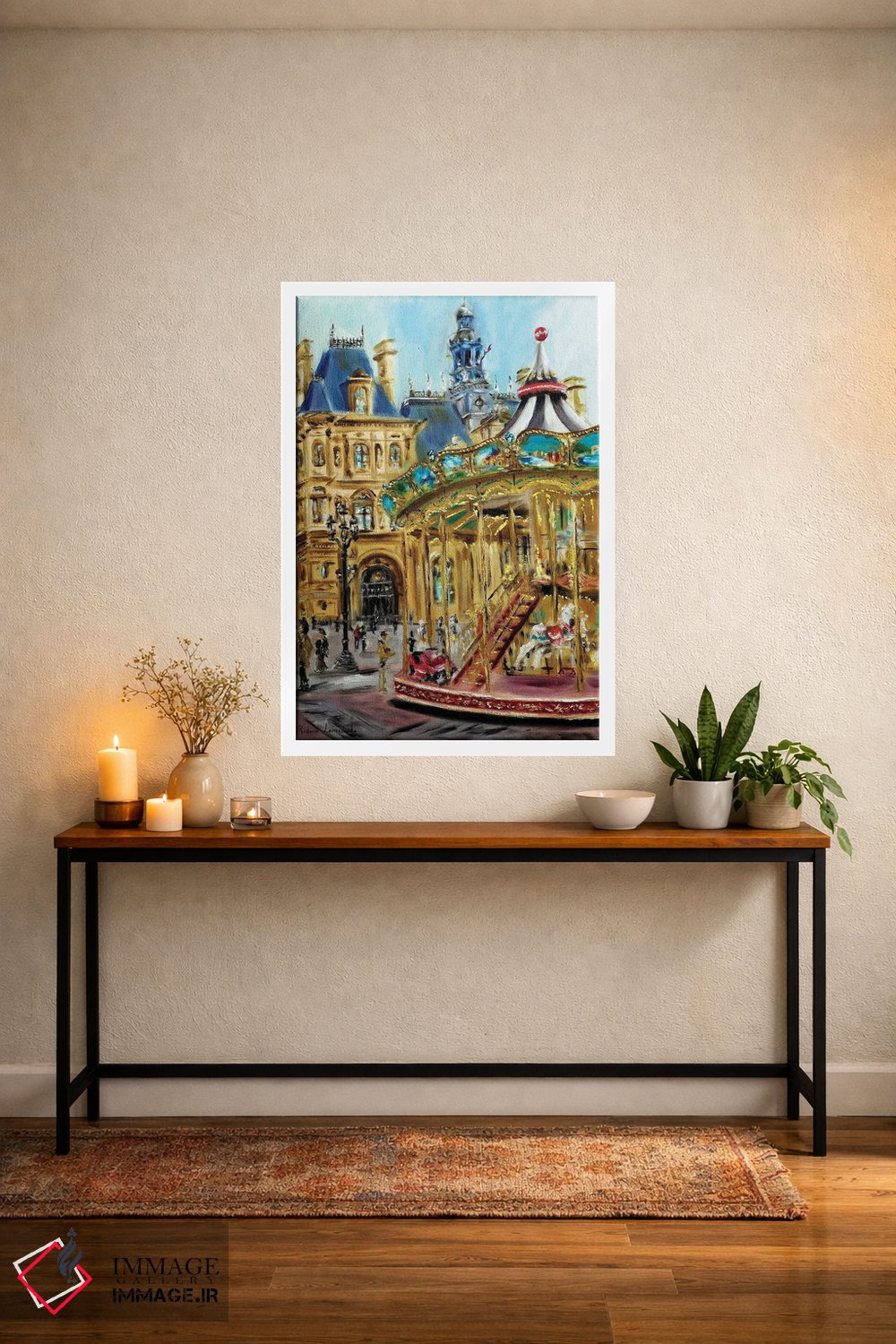 تابلو کلاسیک خیابان های پاریس اثر روسـلانا لواندووسکا - D3W