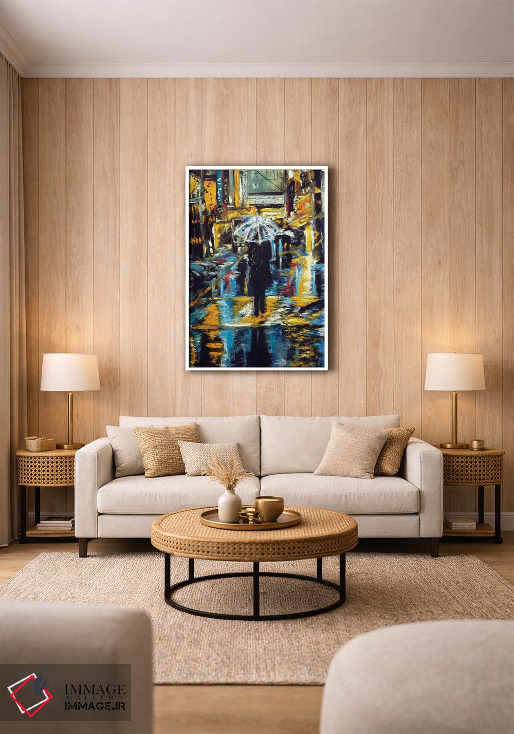 تابلو کلاسیک زیر چتر اثر روسـلانا لواندووسکا - D1W
