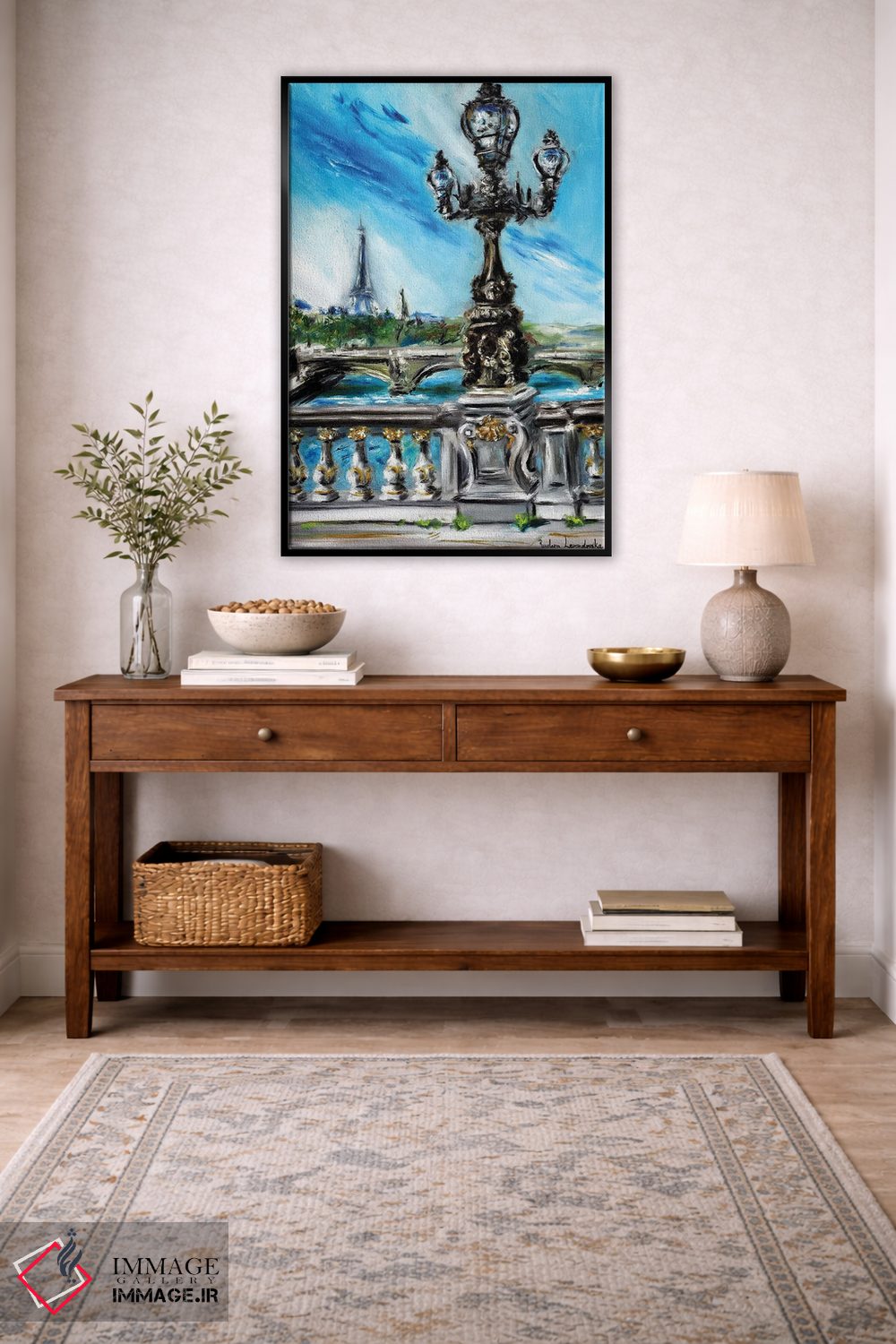 تابلو کلاسیک پل الکساندر سوم، پاریس اثر روسـلانا لواندووسکا - D4B