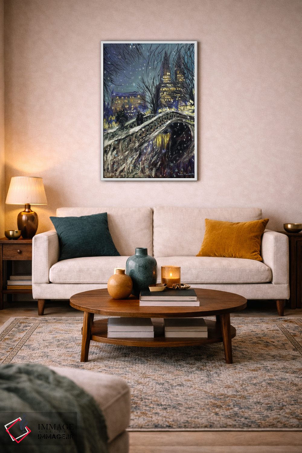 تابلو کلاسیک سرزمین عجایب زمستانی اثر روسـلانا لواندووسکا - D2W