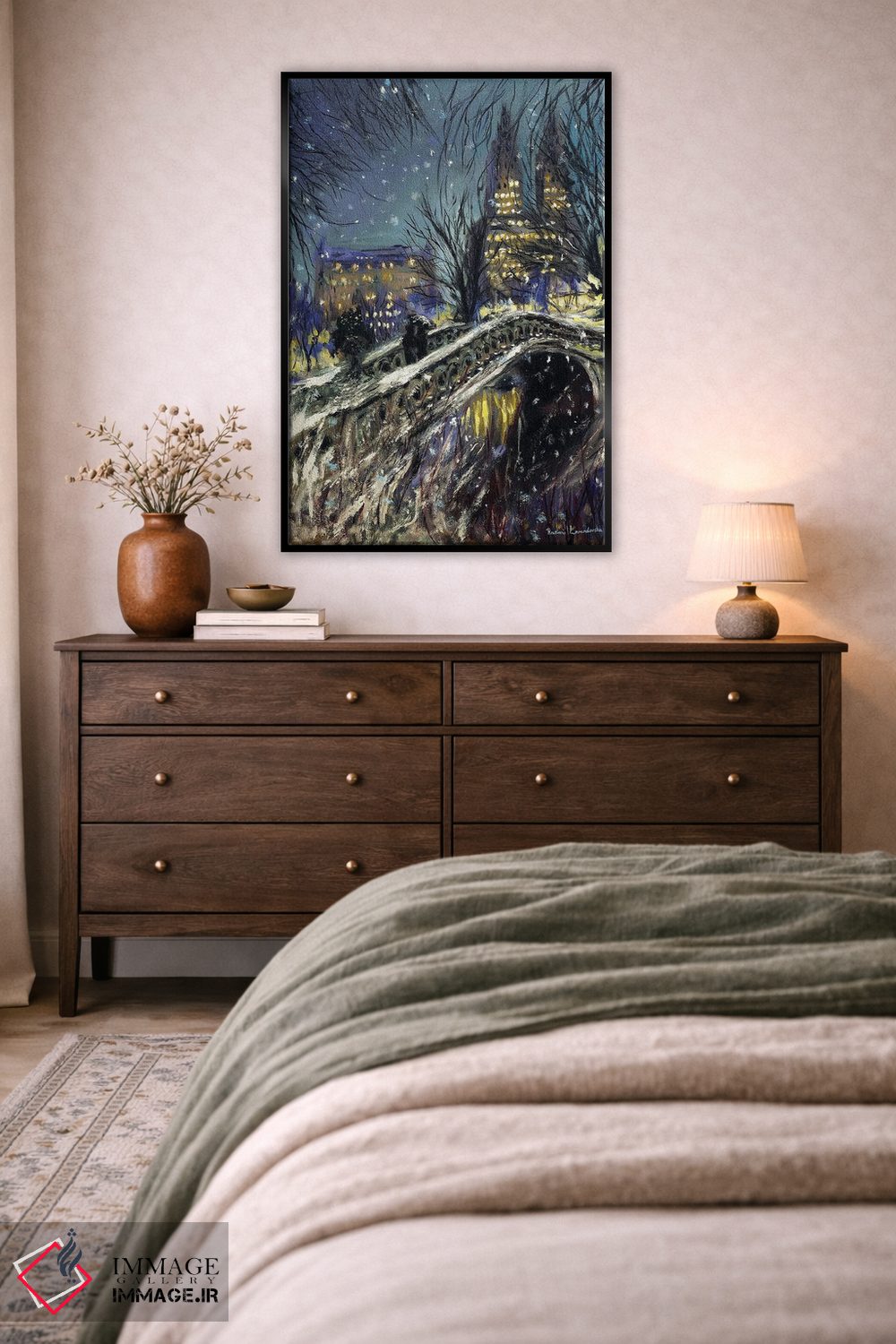 تابلو کلاسیک سرزمین عجایب زمستانی اثر روسـلانا لواندووسکا - D4B