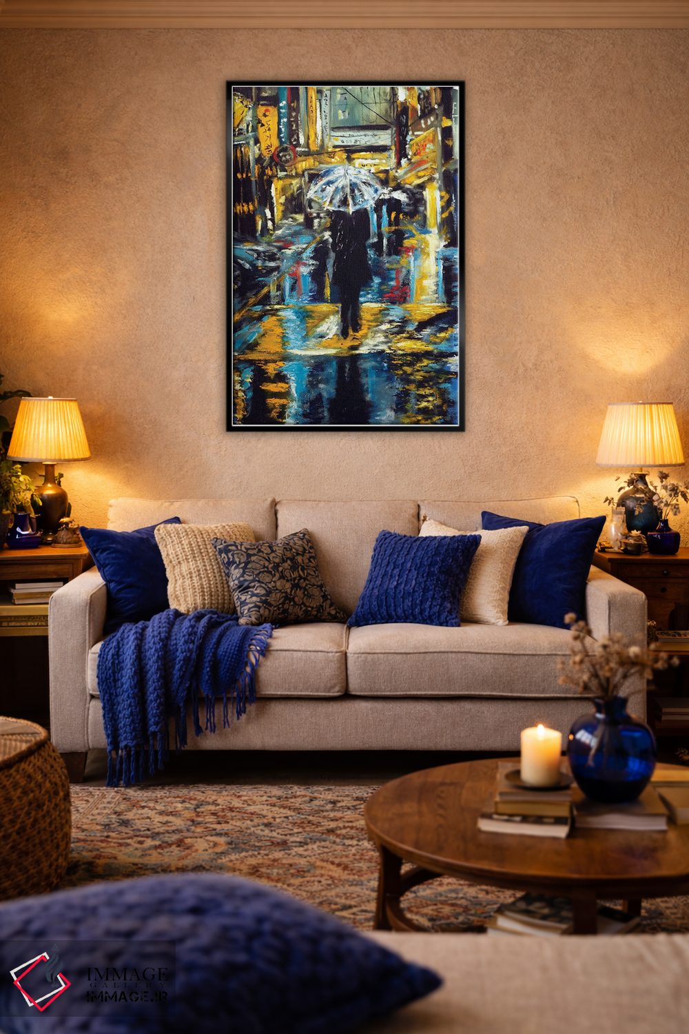 تابلو کلاسیک زیر چتر اثر روسـلانا لواندووسکا - D6B