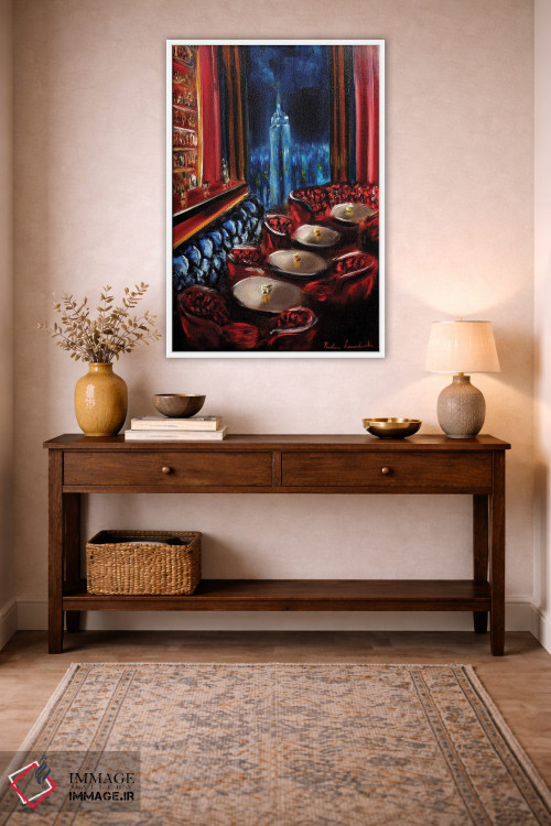 تابلو کلاسیک بار نوشیدنی نیویورک اثر روسـلانا لواندووسکا - D2W