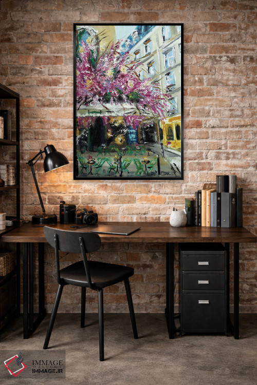 تابلو کلاسیک خانه ساواژ، پاریس II اثر روسـلانا لواندووسکا - D4B