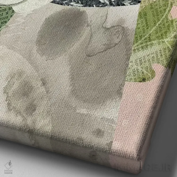 تابلو دکوراتیو پسر خوب اثر لورا واتسون - نمای نزدیک بافت بوم