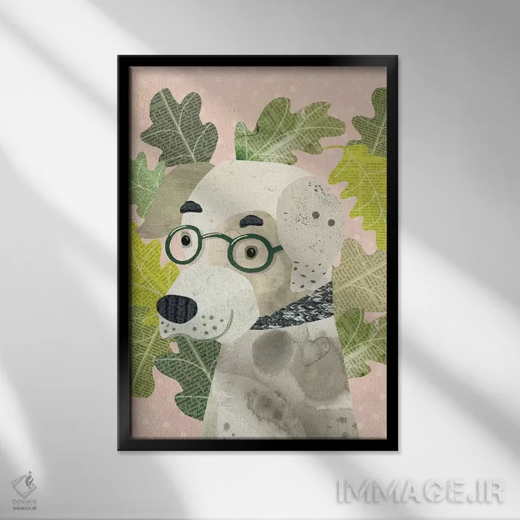 تابلو دکوراتیو پسر خوب اثر لورا واتسون - نمای قابدار مشکی