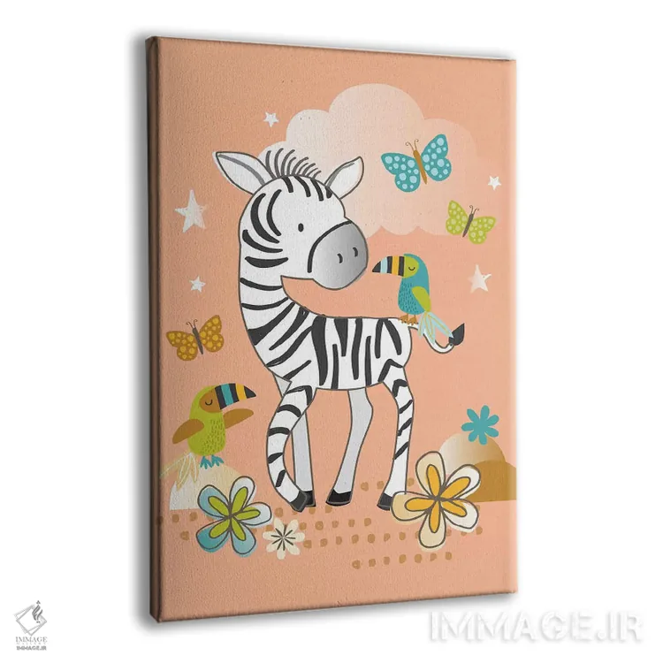 تابلو دکوراتیو اتاق کودک جنگلی ۲ اثر لیزا وایت باتن - نمای پرسپکتیو محصول